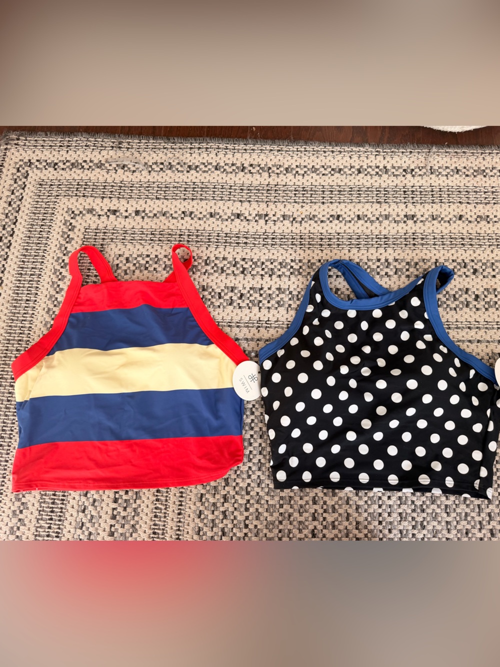 DownEast women tankini - Red, Blue, Yellow, Black, White